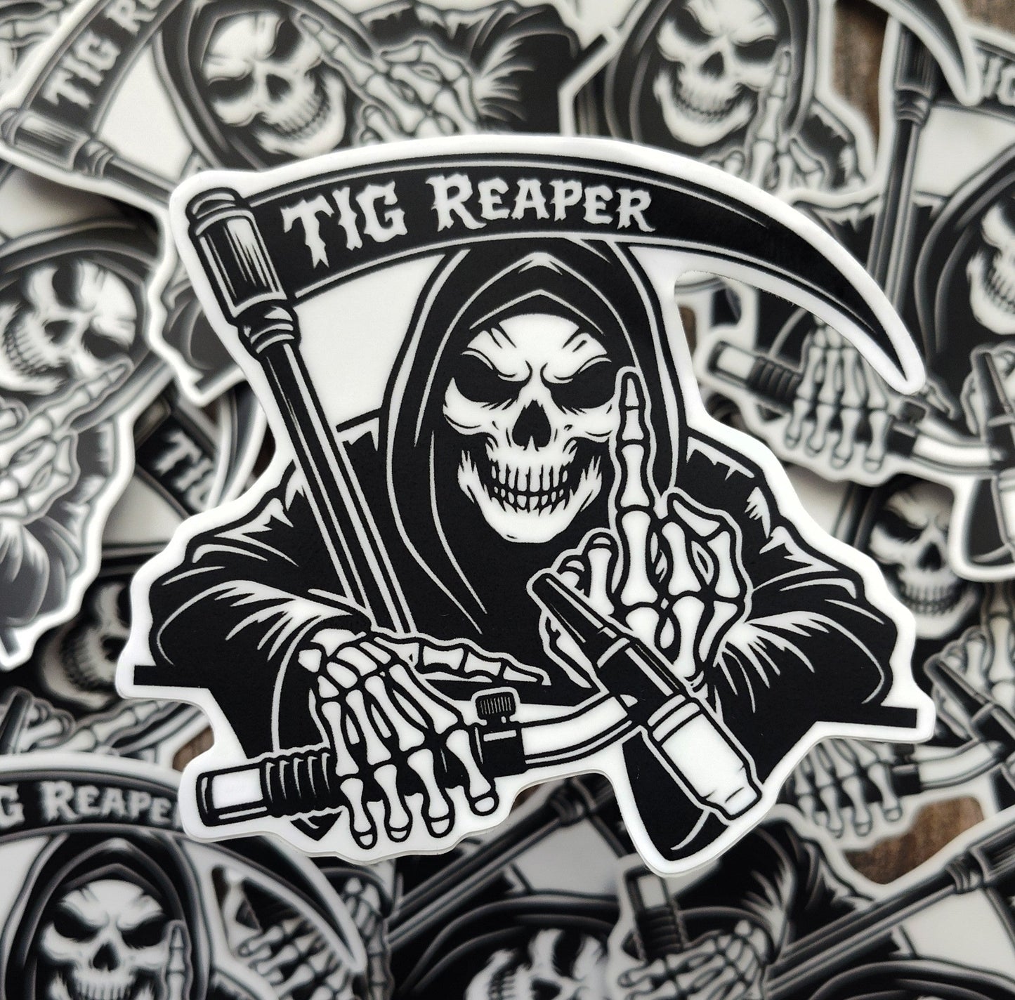 TIG Reaper Sticker Arc Flash