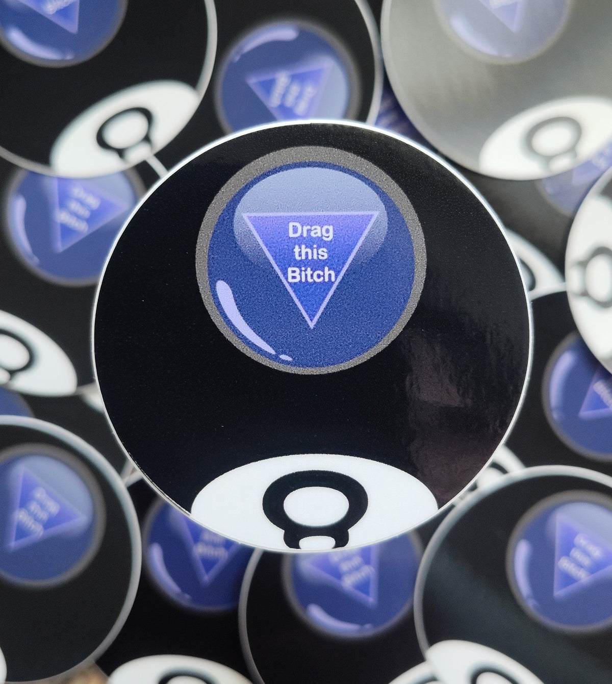 8 Ball Sticker Arc Flash