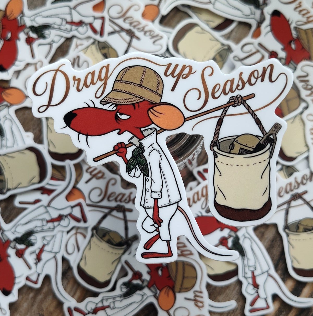 Drag Up Season Sticker Arc Flash