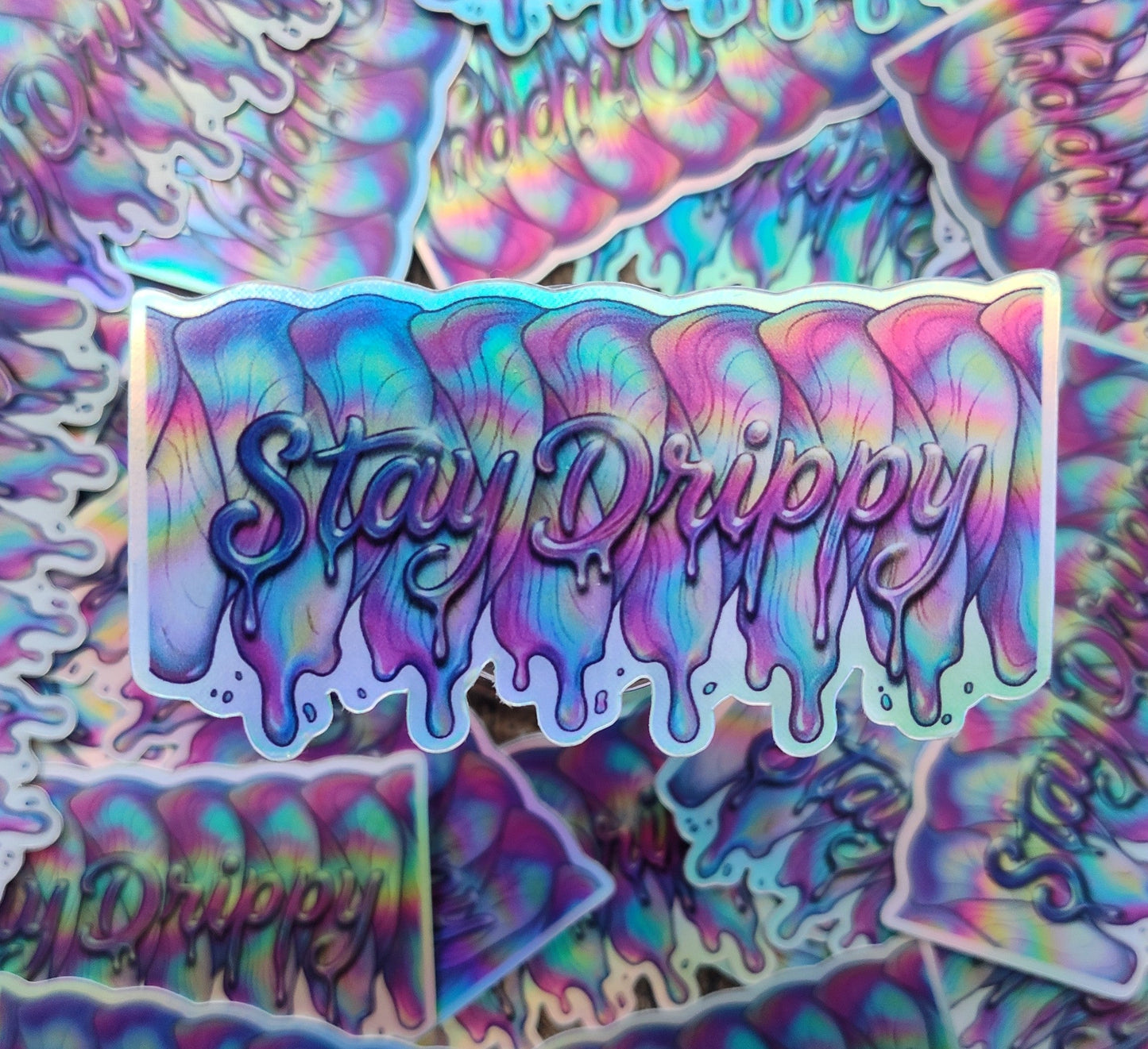 Stay Drippy Sticker Arc Flash
