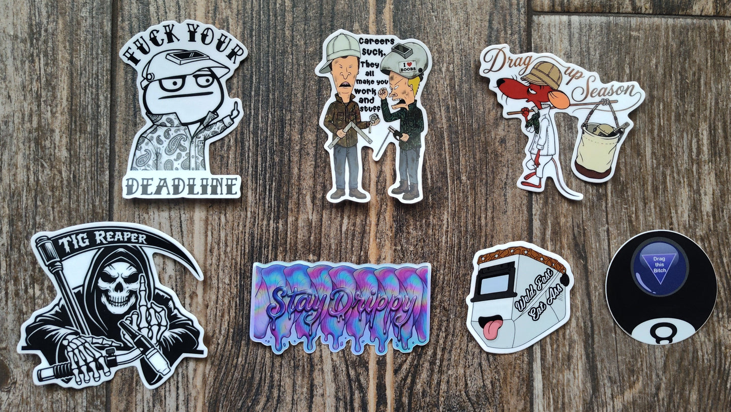 7 pack sticker bundle