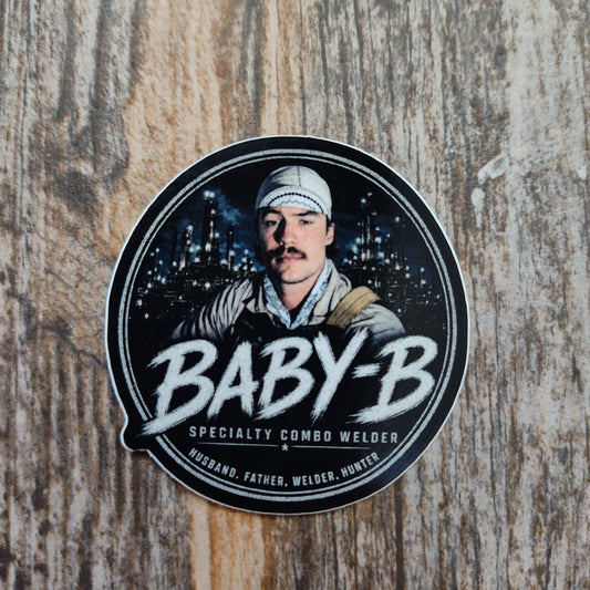 Baby B Welds sticker pack Arc Flash Stickers