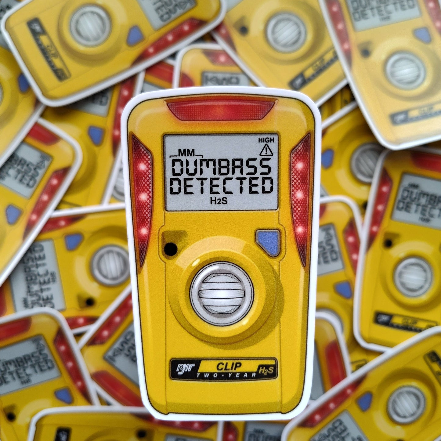 Dumbass Detected Sticker Arc Flash Stickers
