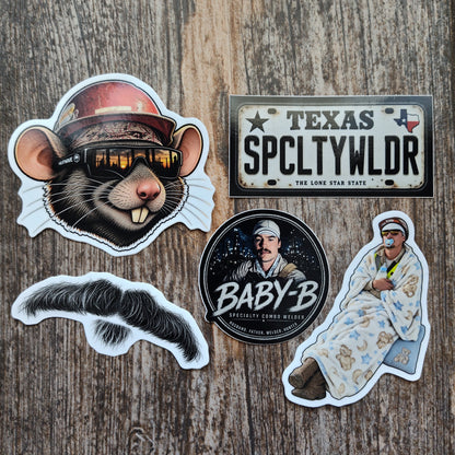 Baby B Welds sticker pack Arc Flash Stickers