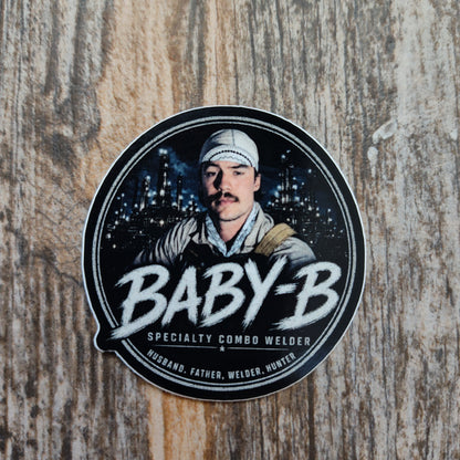 Baby B Welds sticker pack Arc Flash Stickers